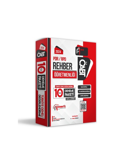 Öabt 2024 Rpd-PDR Rehber Öğretmenliği 10lu Paket Dijital Çözümlü Tg Deneme