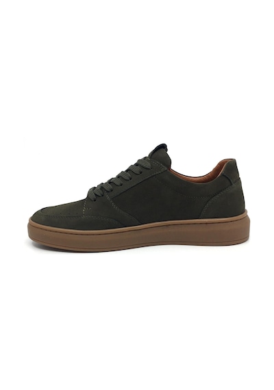 Lisans Shoes %100 Deri Ortopedik Erkek Yazlık Rahat Deri Spor Ayakkabı 40-44 Haki - Nubuk