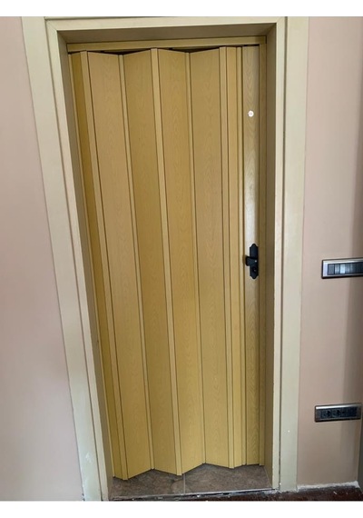 Akordeon Kapı Meşe Ahşap Desenli 72x200 Cm