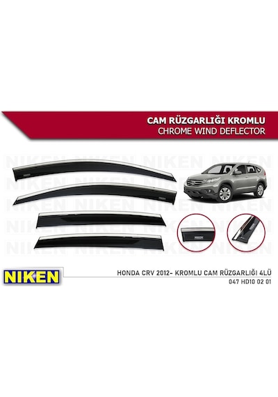Honda Cr-v Kromlu Cam Rüzgarlığı Niken 2012-2018 Arası Modellere