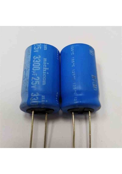 Ubt1e332mhd 3300mf 25v 18x31 125 Nıchıcon Elko Kondansatör 13 Adet