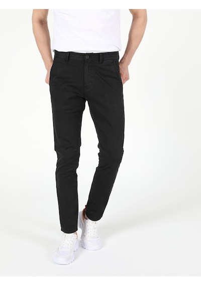 Colin's Slim Fit Orta Bel Erkek Pantolon CL1049749_Q1.V2_BLK