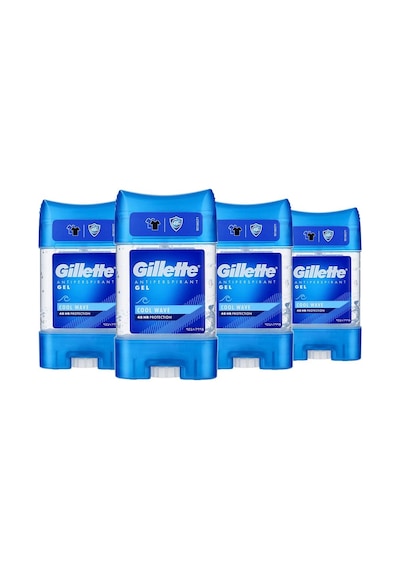 Gillette Cool Wave Erkek Jel Stick Deodorant 4 x 70 ML