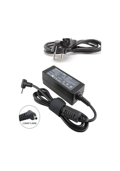 Acer İnce Uç 19v 2.37a 3.0 1.1mm Şarj Aleti Adaptör