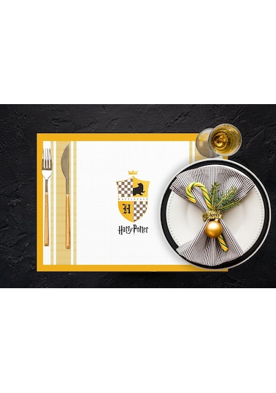 Adawall Home Hogwarts Houses Kumaş Amerikan Servis 4'lü Set Çok Renkli