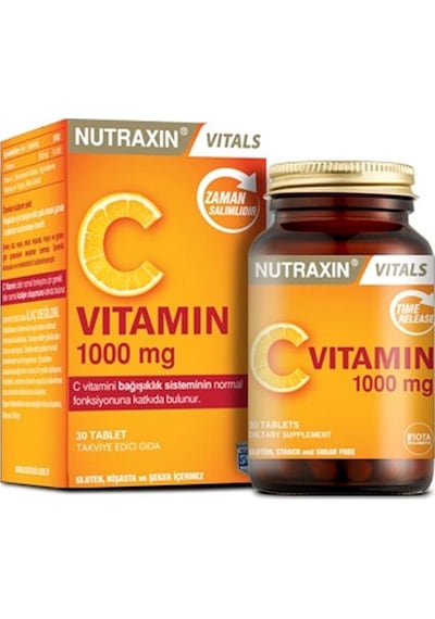 Nutraxin C Vitamini 1000 MG 30 Tablet