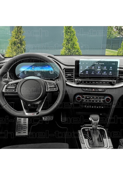 Kia X Ceed Uyumlu Navigasyon Ve Dijital Gösterge 9h Nano Ekran Koruyucu 2'li Set
