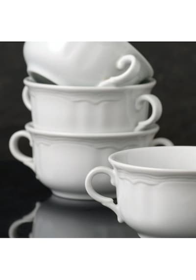 Güral Porselen Venedik 4 Parça Kulplu Çorba Kasesi 12 CM Güral Porselen Venedik 4 Parça Kulplu Çorba Kasesi 12 CM