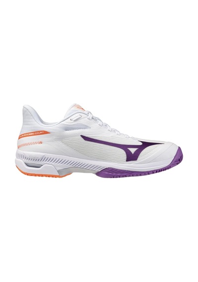 Mizuno Wave Exceed Court Cc Kadın Tenis Ayakkabısı Beyaz / Mor Çok Renkli