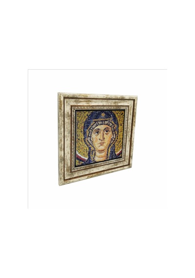 Meryem Görseli Baskılı Taş Tablo 25x25