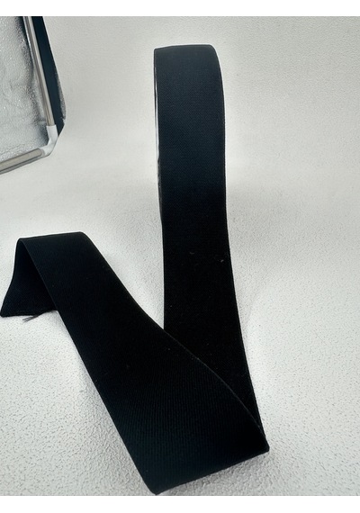 4 Cm Desenli Muss Lastik-5 Metre Siyah