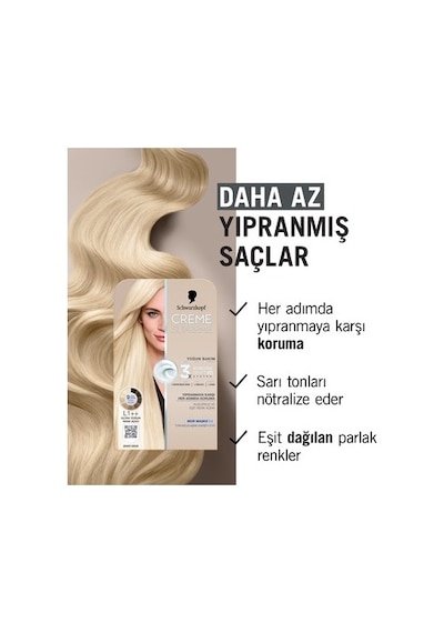 Ultra Yoğun Renk İçin Yoğun Bakım Kiti 3 Parça