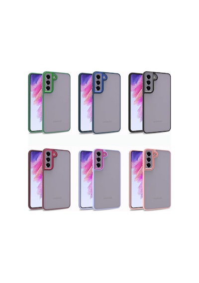 Zore Galaxy S21 Fe Uyumlu Ogaa Flora Kılıf-lila