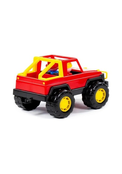 Safari Jeep Aracım 22 Cm 2 İnsan Figürlü Eğlenceli Ve Dayanıklı Çocuk Arazi Aracı Çok Renkli