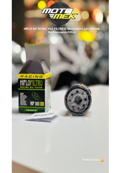 Hiflo Hf 303rc Yağ Filtresi Motosiklet İçin Yüksek Performanslı Filtre