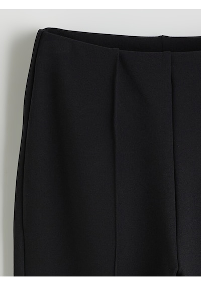 Lcw Modest Siyah Dar Fit Kadın Pileli Pantolon