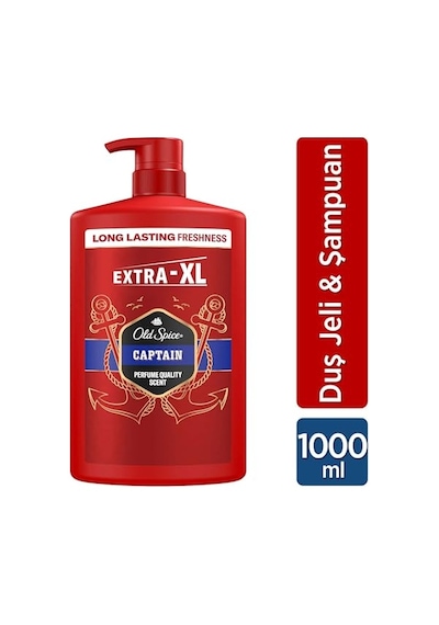 Old Spice Captain Erkekler İçin Duş Jeli Ve Şampuan 1000 Ml Ekstra-xl 285 ML