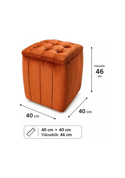 Kapitoneli Dilimli Modern Kare Puf Ayak Dinlendirme Taburesi Dekoratif Ve Rahat Yüksek Kalite Kiremit - 844681895 Kiremit Kapitoneli Dilimli Modern Kare Puf Ayak Dinlendirme Taburesi Dekoratif Ve Rahat Yüksek Kalite Kiremit - 844681895 Kiremit