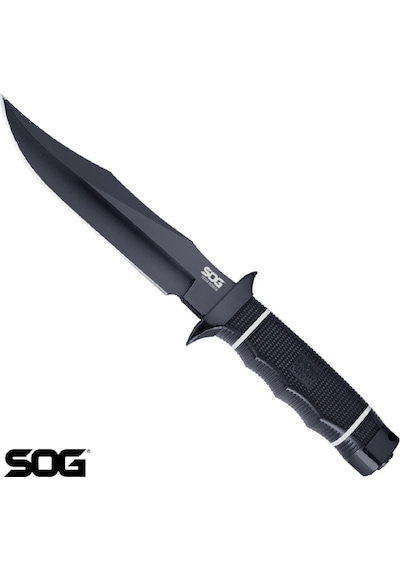 Sog S10b-k Tech Bowie Siyah Kamp Bıçak Siyah