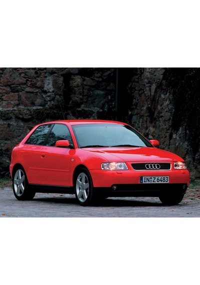 Audi A3 1997-2000 Dörtlü Flaşör Düğmesi Kırmızı Üçgen 8L0941509M