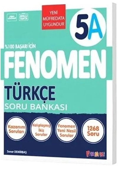 Fenomen Yayınları 5.sınıf Türkçe A Soru Bankası