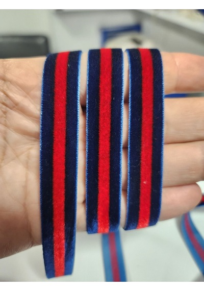 1,5cm Cıft Renklı Kadıfe Kurdele Serıt