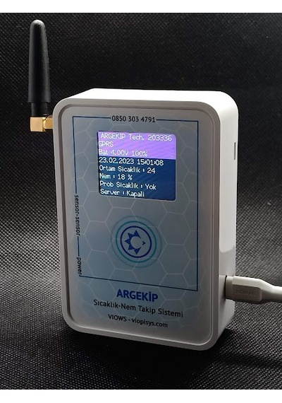 Argekip Gprs UyuMLu  Sicaklik Ve Nem Takip Cihazi