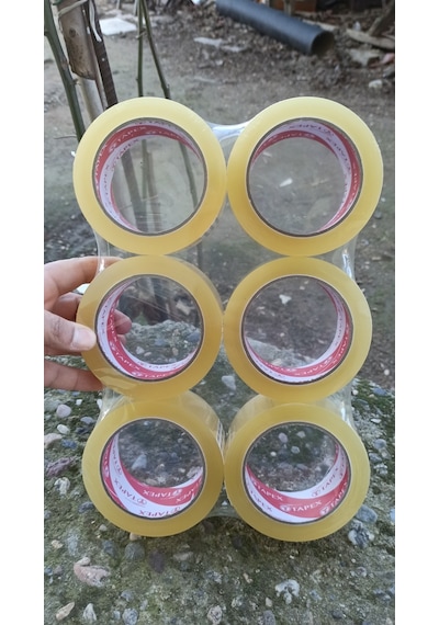 Tapex Koli Bantı 45x100 Şeffaf 6 Adet