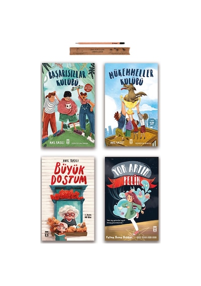 Timaş İlk Gençlik Mükemmeller Kulübü - Başarısızlar Kulübü - Büyük Dostum - Yok Artık Pelin Set 4 Kitap