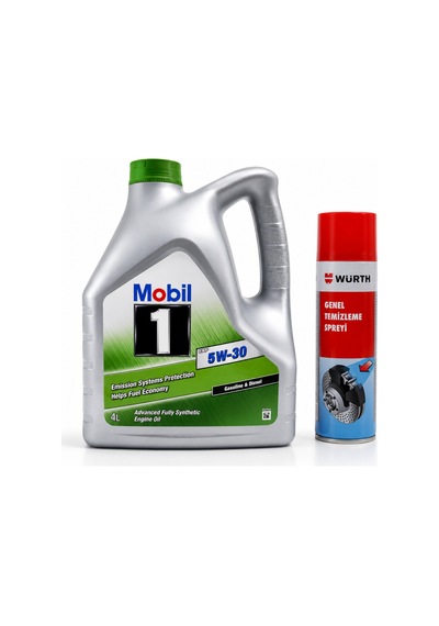 Mobil 1 Esp 5w-30 Motor Yağı 4 L + Würth Balata Spreyi 500 ML