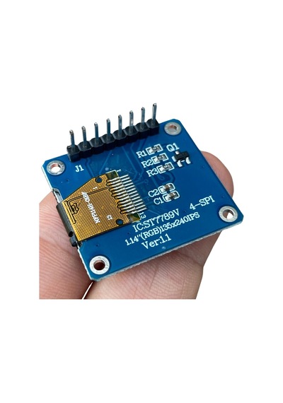 1.14 İnch St7789v Chip 135 240 Rgb Tft Ips 8 Pin Lcd Ekran Modülü