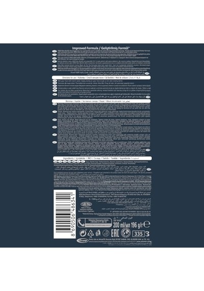 Tıraş Jeli Black Aktif Kömürlü 200 Ml