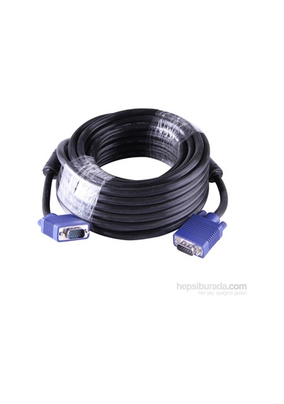 Qport Vga15 15 Pin Filtreli 15M Erkek Erkek Monitör Kablo Q-Vga1