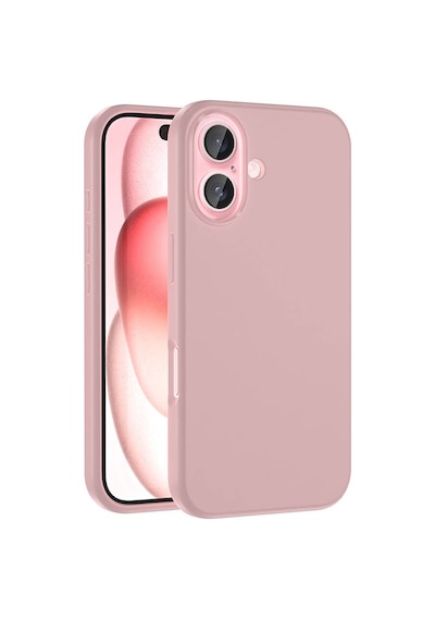 Apple iPhone Uyumlu 16 Kılıf M-safe Şarj Özellikli Sıvı Teknolojili Silinebilir Sert Zore Kivi Kapak