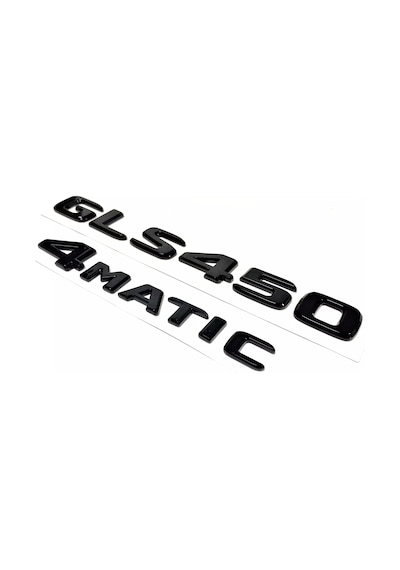 Benz Gls 450 Ve 4matic Piano Black Bagaj Yazısı Seti Üçgen Tip 3m 3d Abs 2'li Set