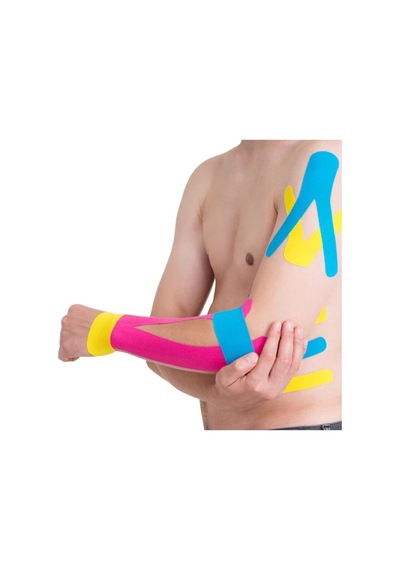 Vzn Kinesio Sport Tape Sporcu Bandı 5m X 5cm Kırmızı 4 Adet