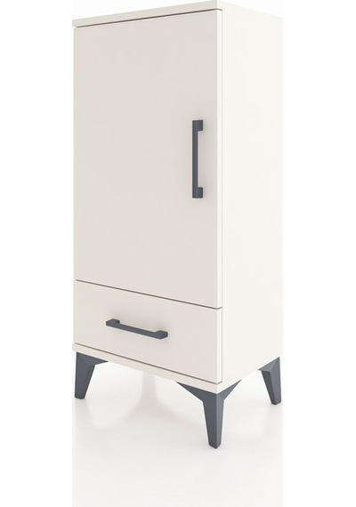 Arges Komodin 3 Raflı Tek Çekmeceli Tek Kapaklı 44x30x96 Ayta... Aytaşı