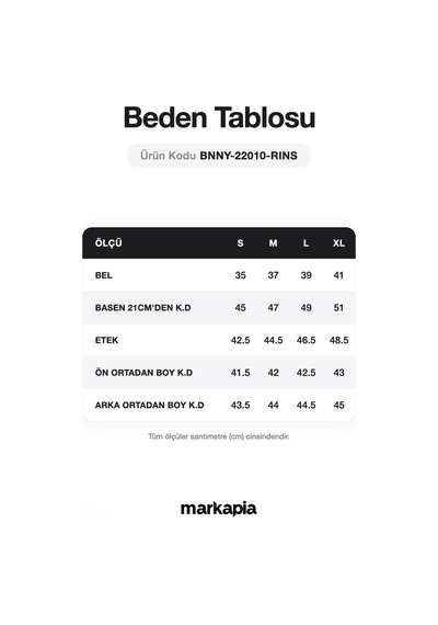 Banny Jeans Kadın Rins Mini Jean Etek Lacivert