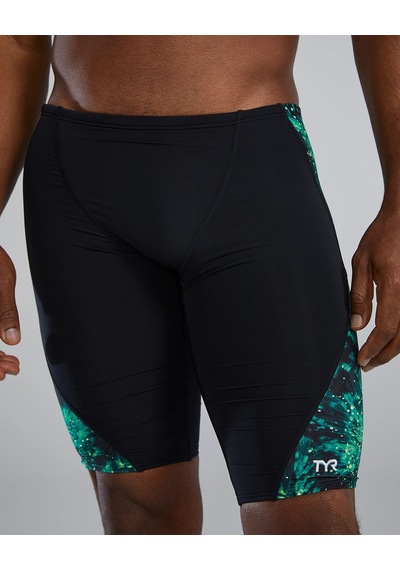Tyr Durafast Elite Erkek Jammer Mayo - Radiant Flare Siyah - Yeşil