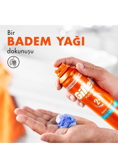 Fusion Badem Yağlı Tıraş Jeli, Hassas Cilt İçin, 200ml