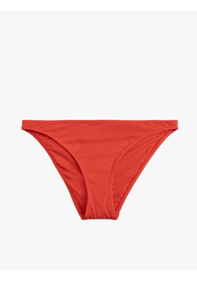 Koton Mat Kumaş Standart Bel Bikini Altı Kırmızı 6sak00003mm
