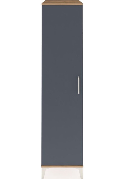 Kronos Dolap 2 Raflı Tek Kapaklı Tek Askılı 44x59x182 Çam-ant... Çam