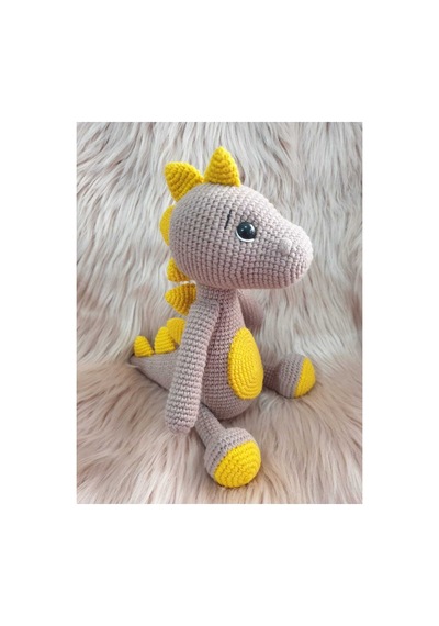 Amigurumi Organik Örgü Oyuncak Bej