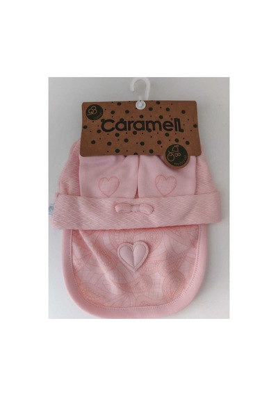 Caramell My Baby Kumsal 4lü Takım Aksesuar Eldiven Önlük Bere Tıny Lace Mini Dantel 2081 Pembe Pembe Caramell My Baby Kumsal 4lü Takım Aksesuar Eldiven Önlük Bere Tıny Lace Mini Dantel 2081 Pembe Pembe