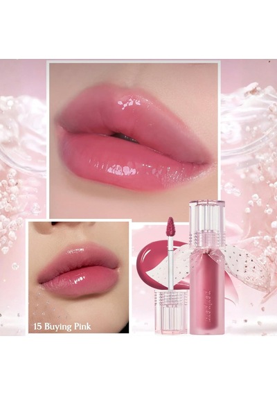 Doğal Tonlarda, Uzun Süre Kalıcı, Işıltılı Tint Water Bare Tint 15 Buying Pink Çok Renkli
