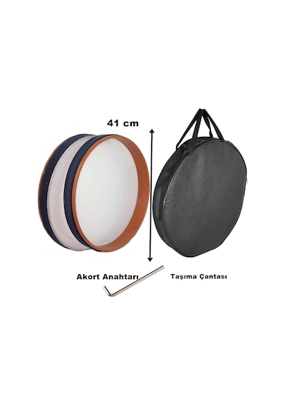 Piarro 41 Cm Ayarlı İnce Pvs Bendir