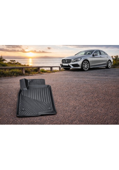 Black Gold Mercedes C Serisi W205 Kasa 2014-2021 Uyumlu 3d Oto Paspas Premium