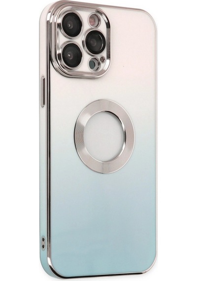 Apple Uyumlu iPhone 13 Pro Max Kılıf Best Silikon Turkuaz/
