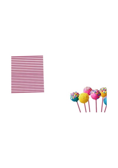 Cesil Cakepops - Lolipop Çubuğu 24lü Pembe
