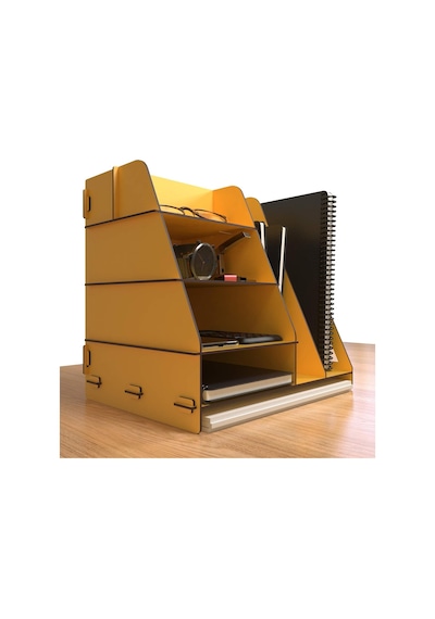 Kuk Design Voronoi Masaüstü Organizer Düzenleyici A4 Evrak Rafı Genel